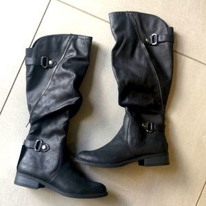 White mountain leather boots. NWT